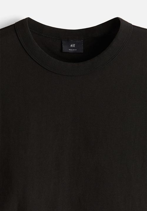 H&M - Regular fit T-shirt - black