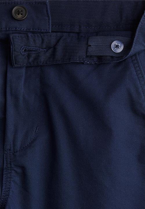 H&M - Cotton chino shorts - navy blue