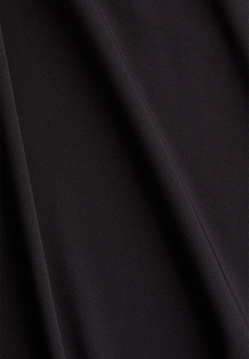 H&M - Sleeveless microfibre dress - black