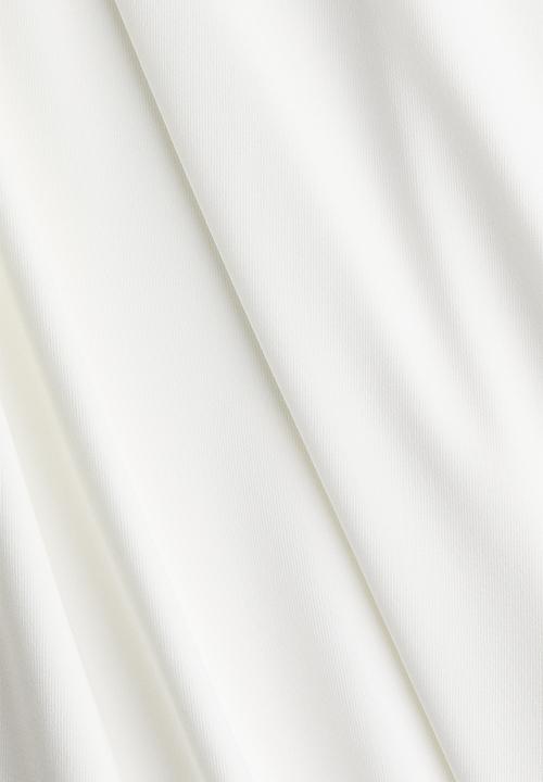 H&M - Sleeveless microfibre dress - white