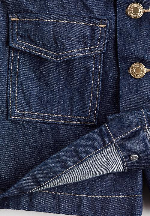 H&M - Cotton denim skort - dark denim blue