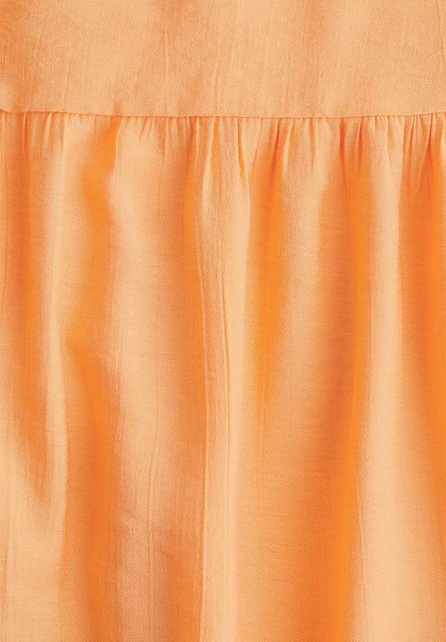 H&M - Tiered dress - bright orange