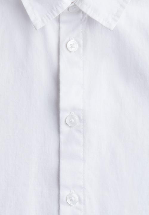 H&M - Cotton poplin shirt - white