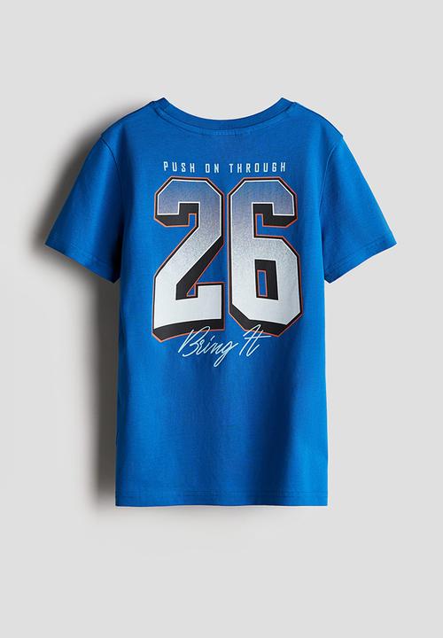 H&M - Printed t-shirt - blue,multi