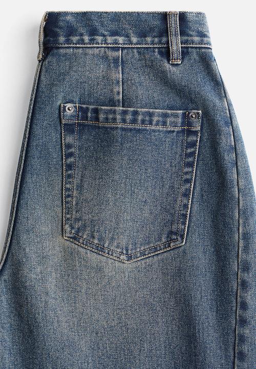 H&M - Barrel-leg jeans - denim blue