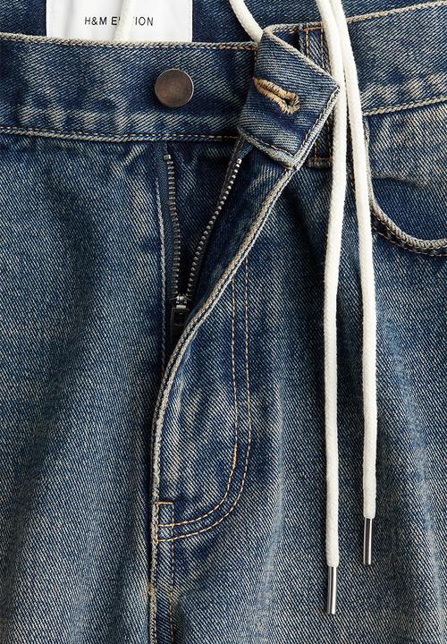 H&M - Barrel-leg jeans - denim blue
