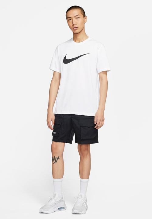 Nike - NSW Icon Swoosh Tee - White/Black