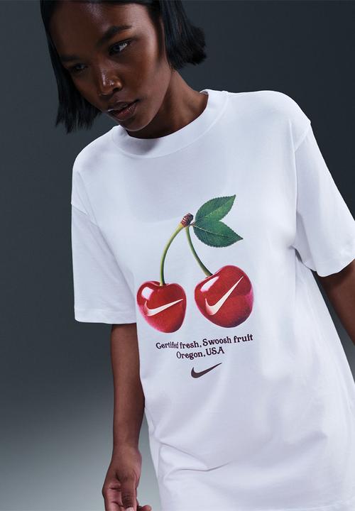 Nike - W Nsw Frt Os Cherry Tee - White