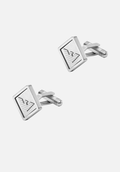 Armani - Eagle Logo Cufflinks - Silver