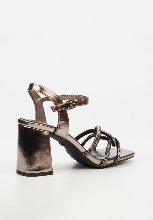 Butterfly Feet - Raine 1 Open Toe Ankle Strap - Grey