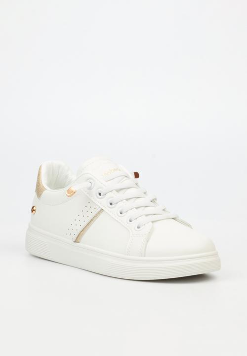 Viabeach - Lipton 2 Casual Low-top Elastic Laces Glitter Sneaker - white & gold