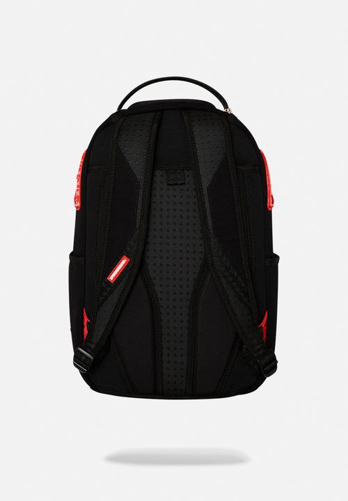 Sprayground - Logo mouth core dlx cotton backpack - black