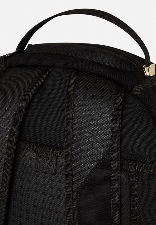 Sprayground - Logo mouth core dlx cotton backpack - black
