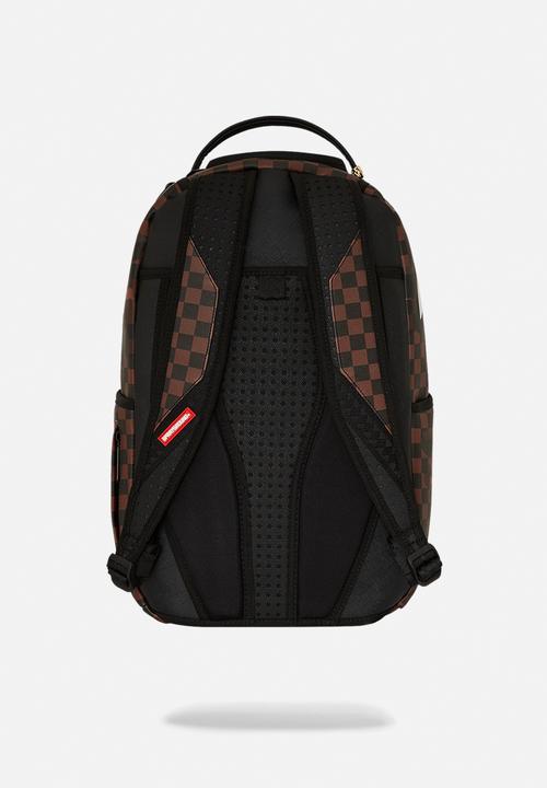 Sprayground - Madagascar checker smash dlxsv backpack - brown