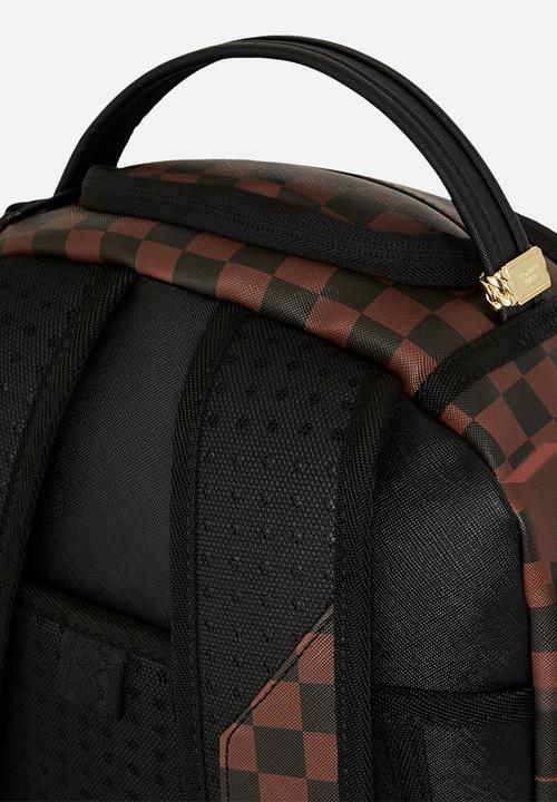 Sprayground - Madagascar checker smash dlxsv backpack - brown