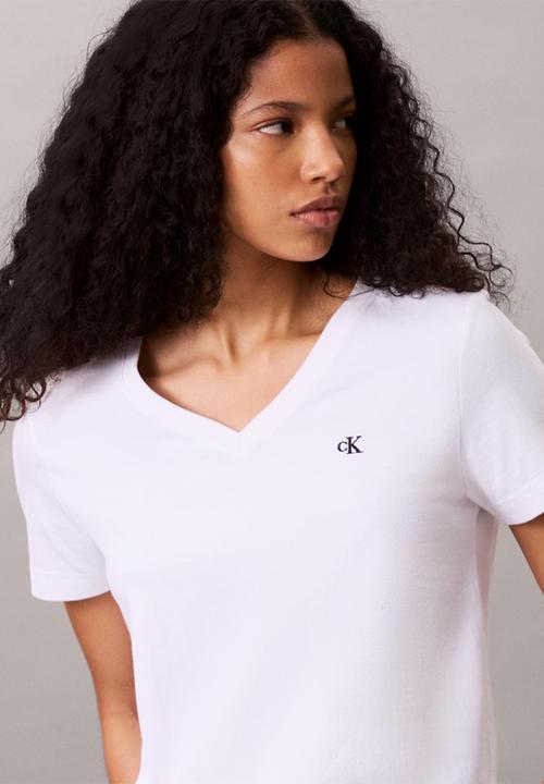 Calvin Klein - Archive jersey vnk tee eu - brilliant white