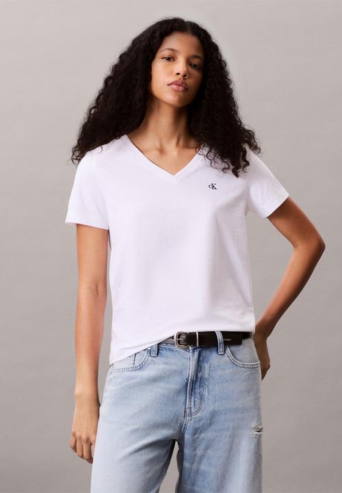 Calvin Klein - Archive jersey vnk tee eu - brilliant white