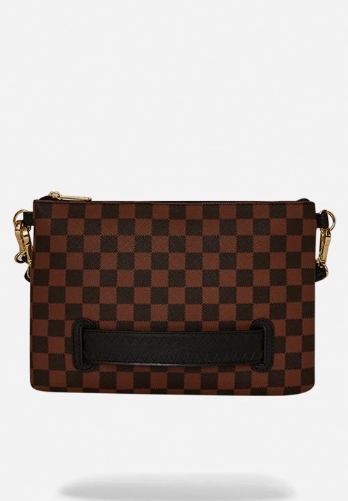 Sprayground - Sawtooth Sharks In Paris Crossover Clutch - Brown