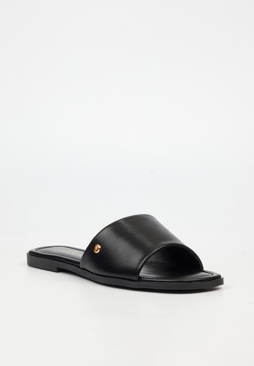 Miss Black - Cream 1 flat sandal - black