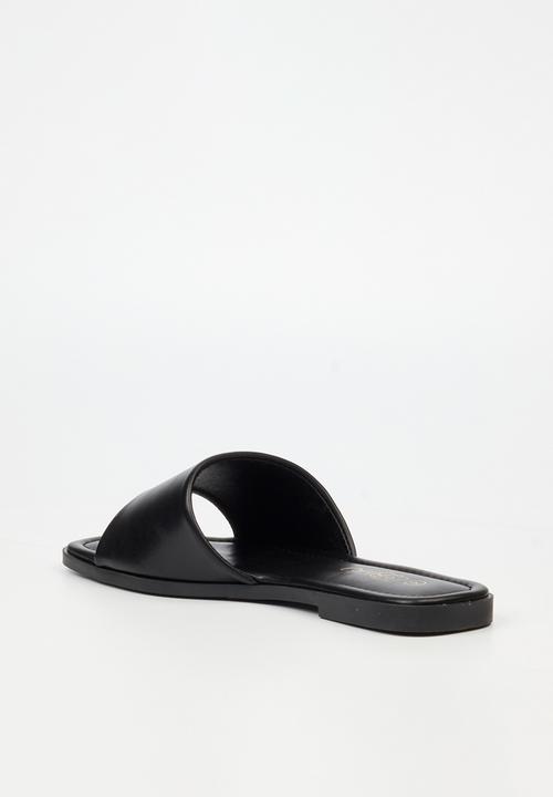 Miss Black - Cream 1 flat sandal - black