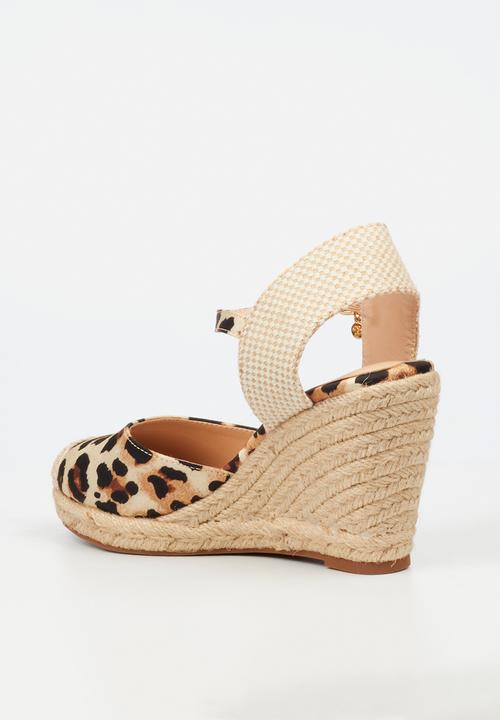 Miss Black - Jojo 13 rope wedge - leopard