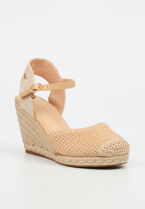Miss Black - Jojo 13 raffia rope wedge - natural
