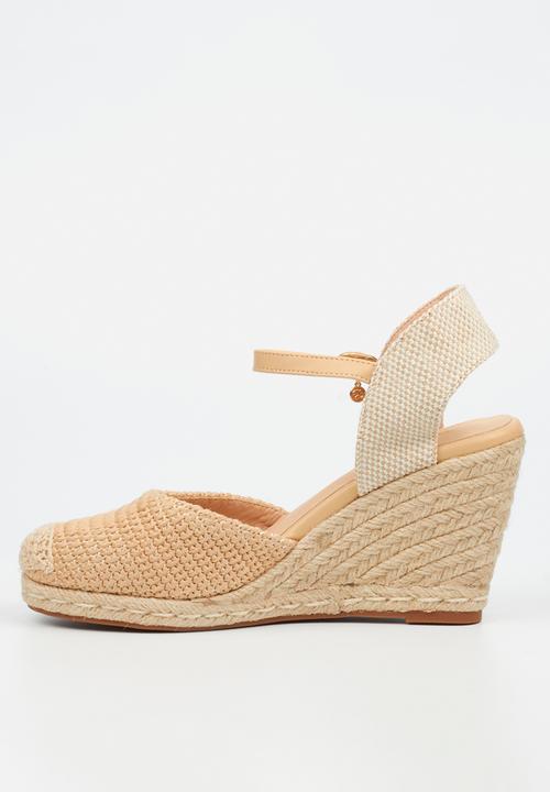 Miss Black - Jojo 13 raffia rope wedge - natural