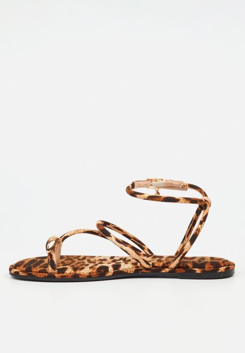 Miss Black - Kali 2 flat sandal - leopard