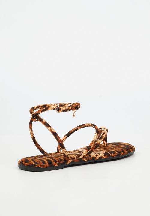Miss Black - Kali 2 flat sandal - leopard