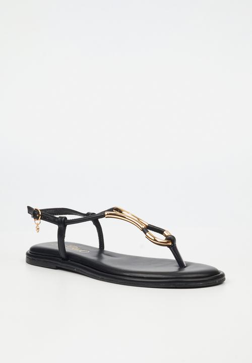 Miss Black - Kali 3 flat sandal - black