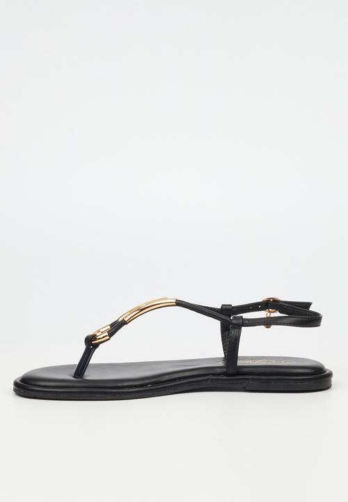 Miss Black - Kali 3 flat sandal - black