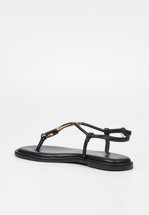 Miss Black - Kali 3 flat sandal - black