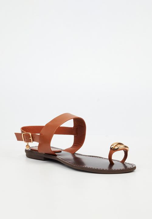Miss Black - Sara 4 toe-loop sandal - tan