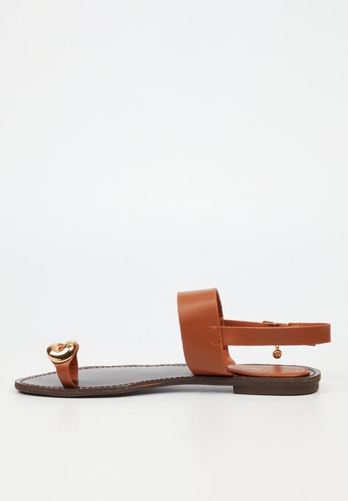 Miss Black - Sara 4 toe-loop sandal - tan