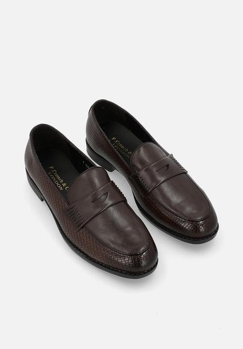 PC - Basket weave loafer - choc