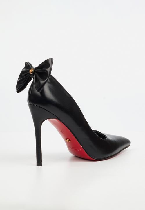 Miss Black - Lola 51 back bow court heel - black