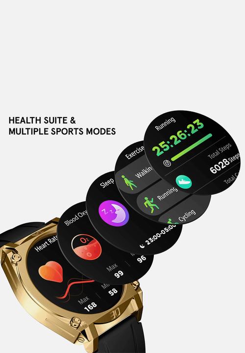 Police - Smart watch IP LED screen strap - black