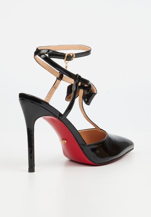 Miss Black - Lola 59 front bow court heel - black