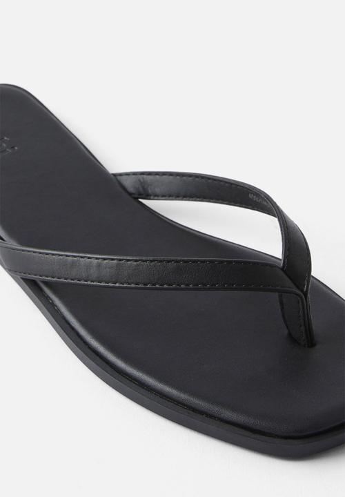 Cotton On - Byron slide - black