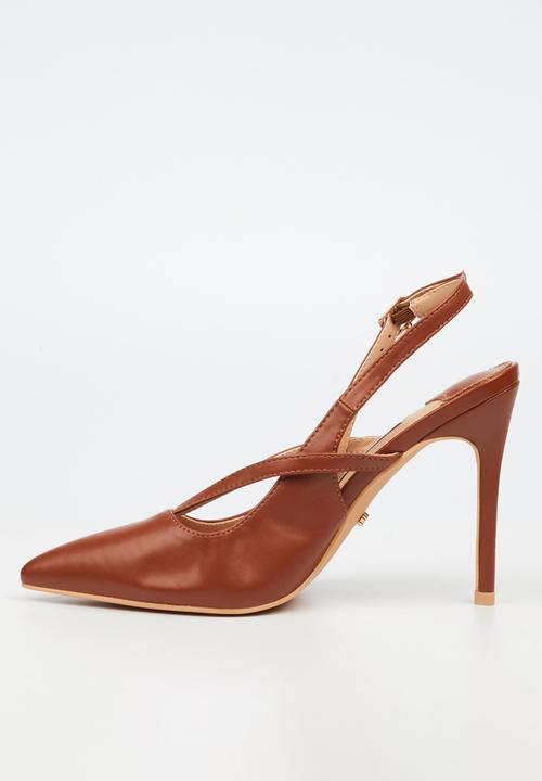 Miss Black - Lola 60 slingback court heel - tan