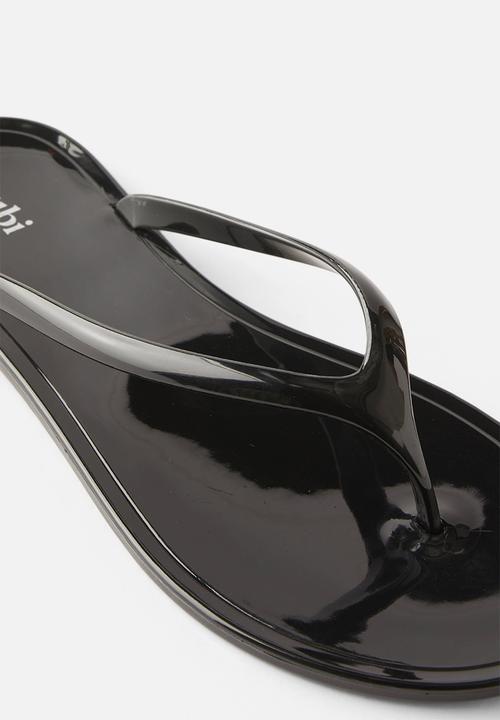 Cotton On - Blake jelly flip - black