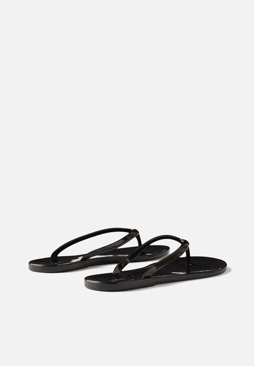 Cotton On - Blake jelly flip - black