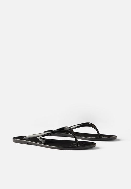 Cotton On - Blake jelly flip - black