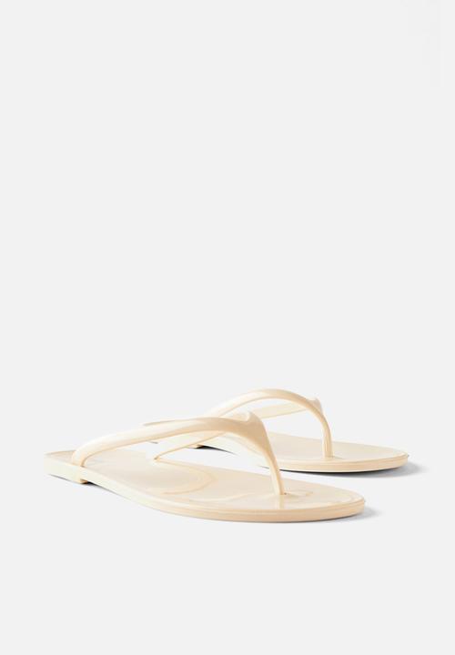 Cotton On - Blake jelly flip - ecru