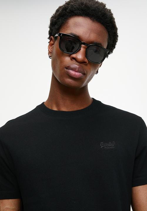 Superdry. - Essential logo emb tee - black 