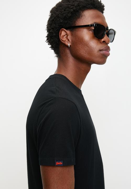 Superdry. - Essential logo emb tee - black 