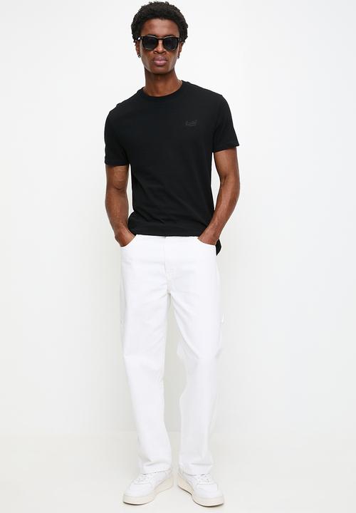 Superdry. - Essential logo emb tee - black 