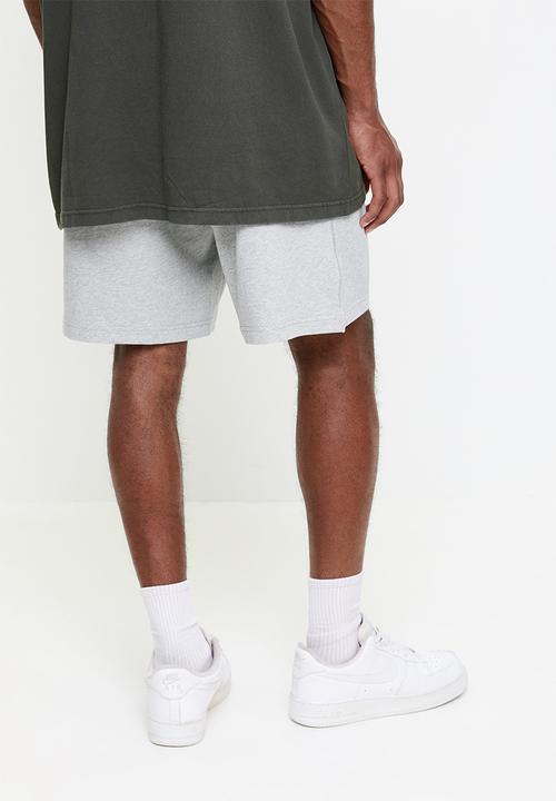 Nike - Club Knit Short - Dk Grey Heather/White