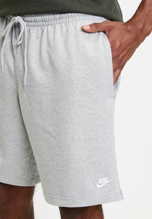 Nike - Club Knit Short - Dk Grey Heather/White