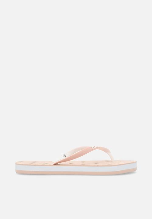 POLO - Monogram flip flop - pink